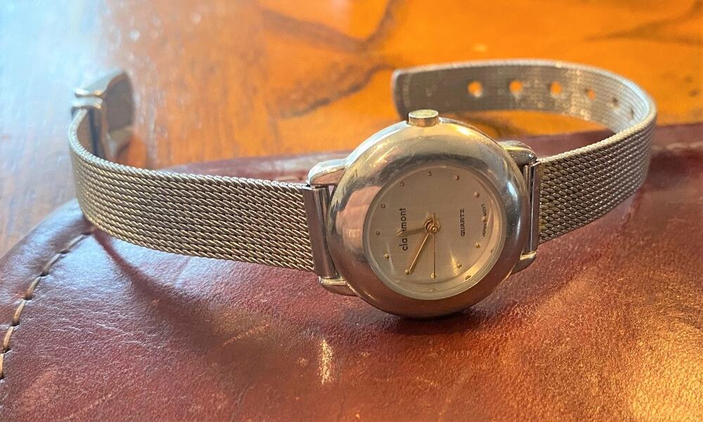 Women's 26mm Silver Tone Claremont Watch, Mesh Band